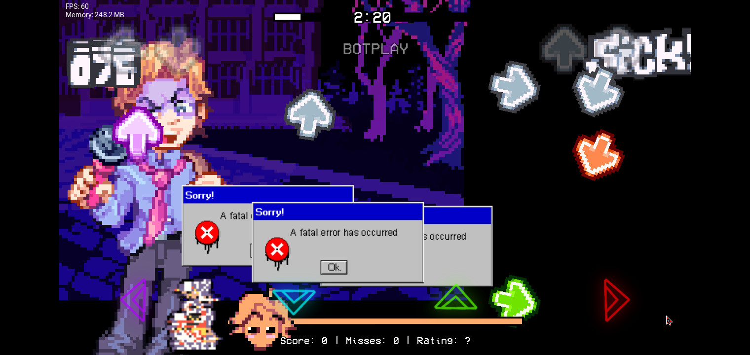 Fatality but missingno and senpai sing it (playabl