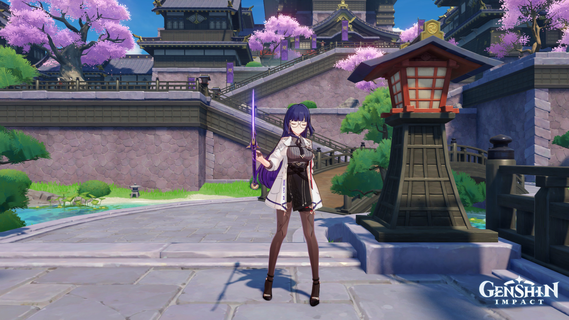 Dr Mei Raiden Shogun In Dr Meis Outfit [genshin Impact] [mods]