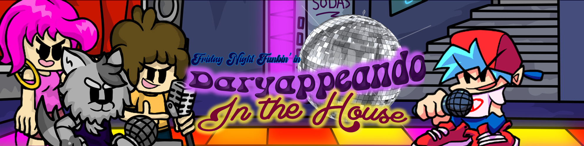 FNF Daryappeando in the house