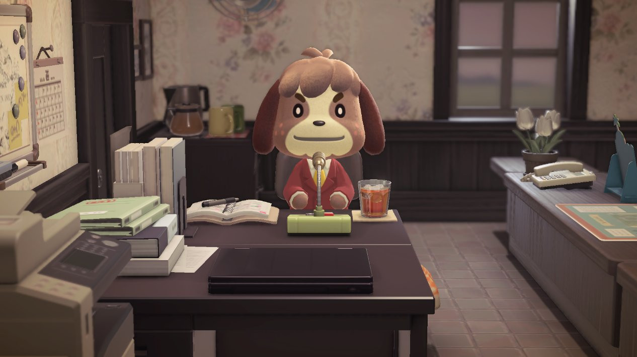 Vintage Town Hall Interior [Animal Crossing: New Horizons] [Mods]