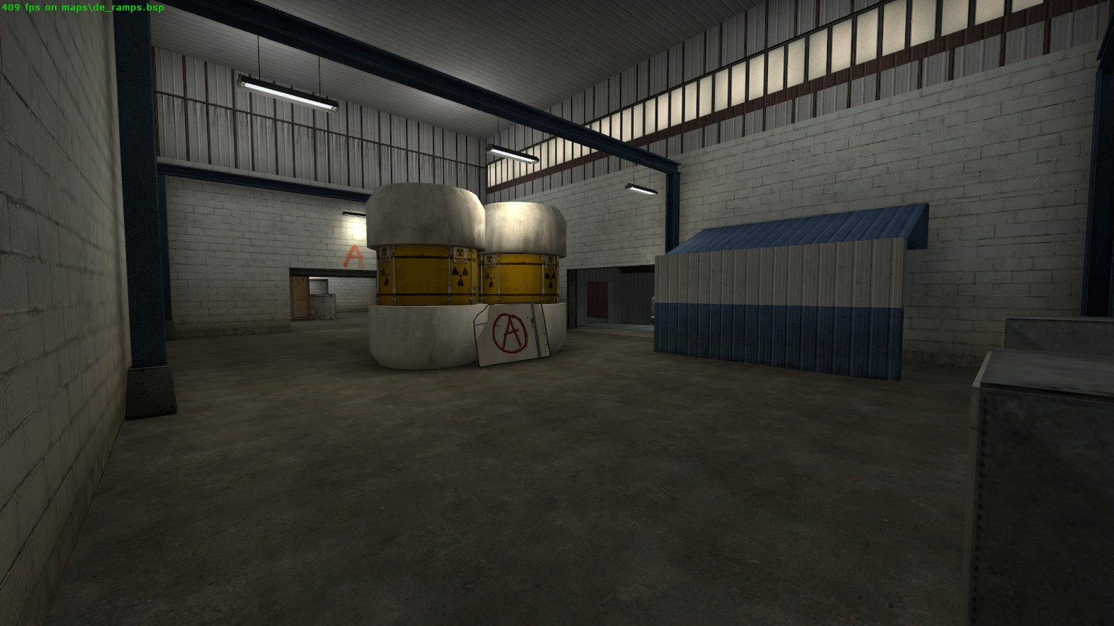 The map Dust II from CS:GO 2012 for Counter-Strike Source