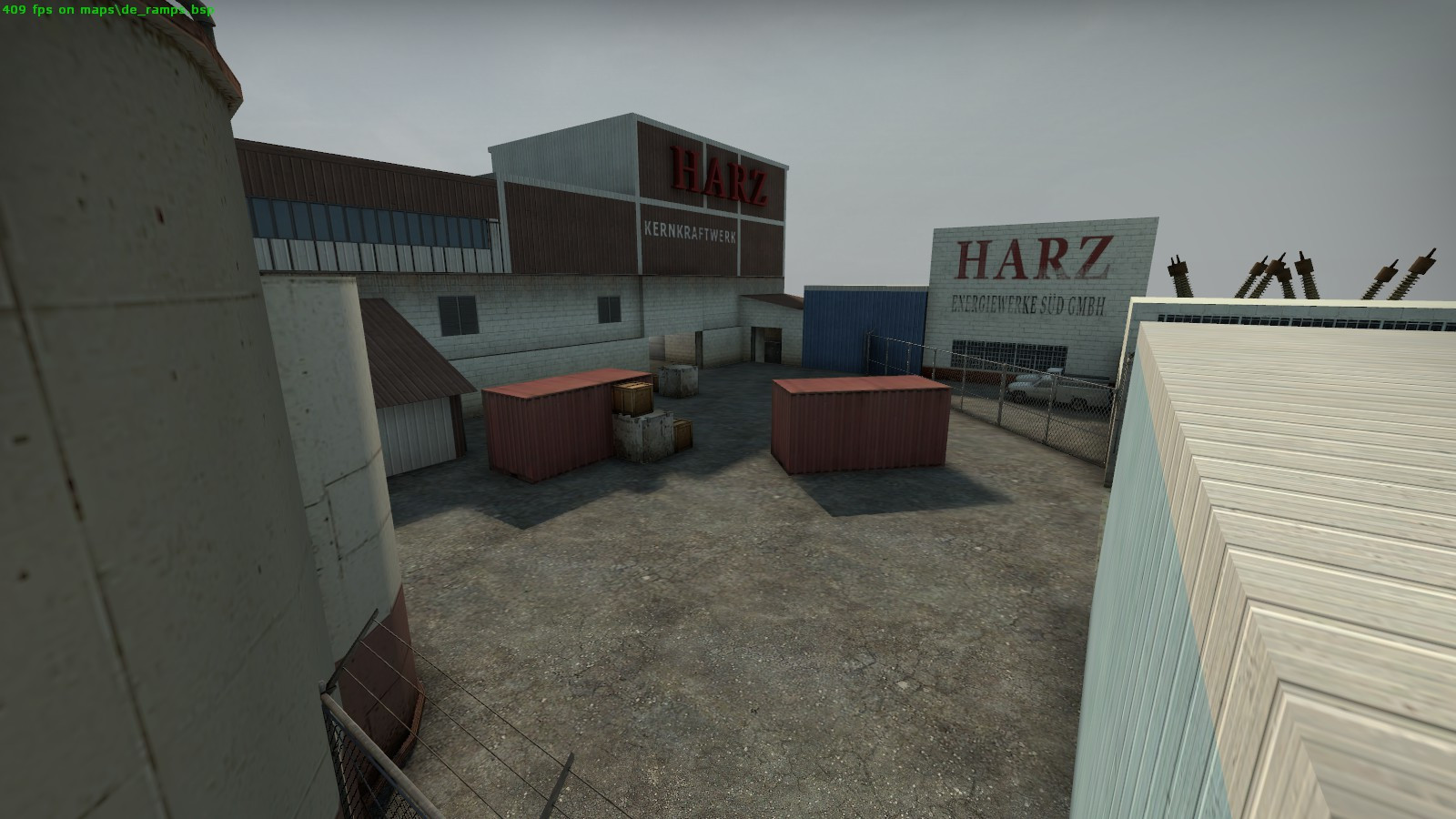 The map Dust II from CS:GO 2012 for Counter-Strike Source