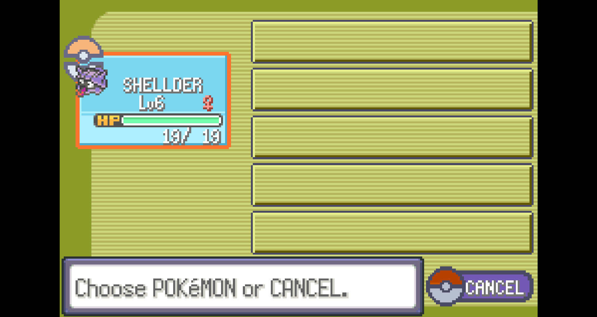 Poison/Water Shellder Mod for Pokemon Emerald | Emerald Mods