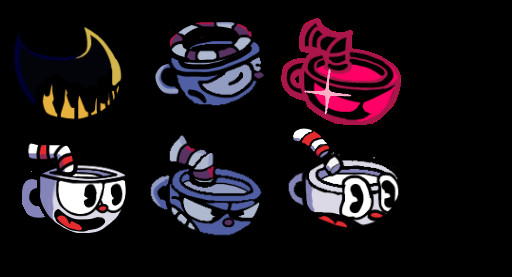 FnF indie cross icons remaster