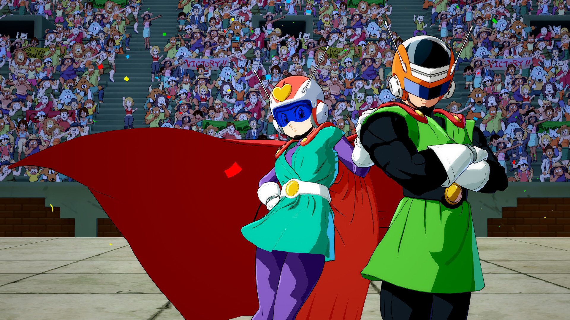 Great saiyaman and saiyawoman