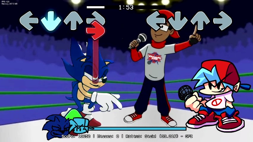 Cartoon Funk Battles (DEMO) - Vs. Sonic [Friday Night Funkin'] [Mods]