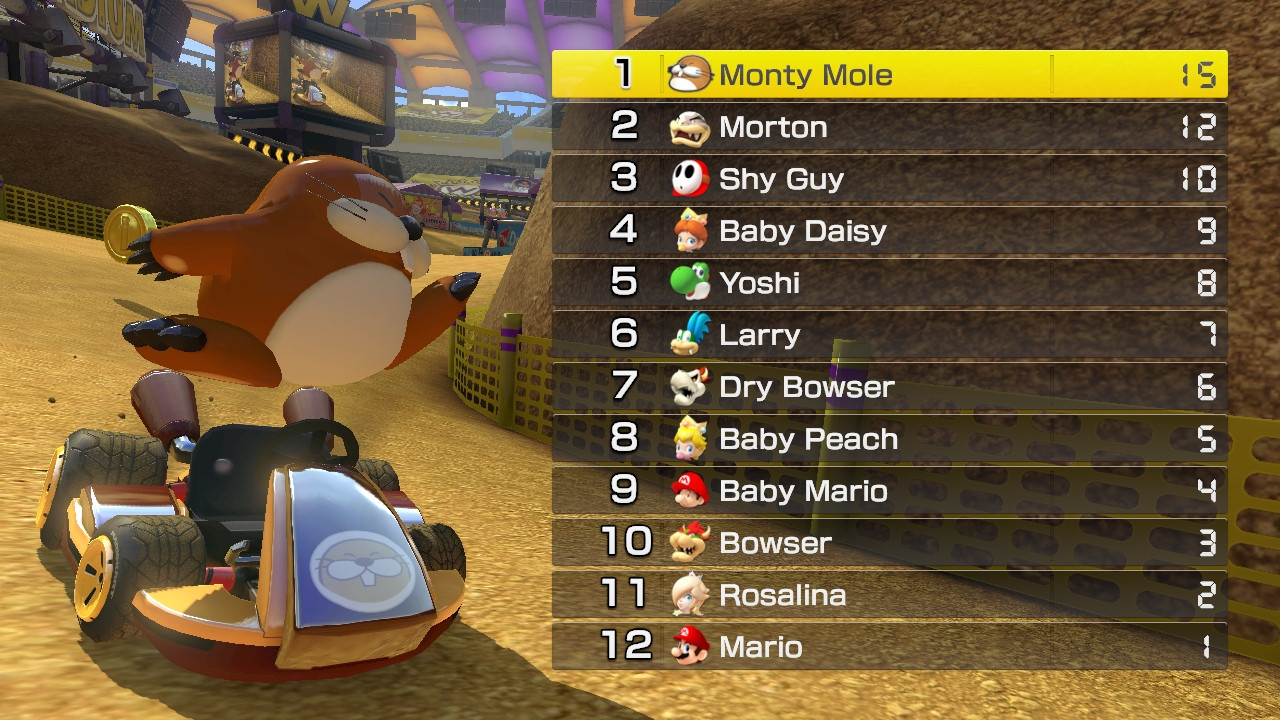 Monty Mole with MKT Animations [Mario Kart 8] [Mods]