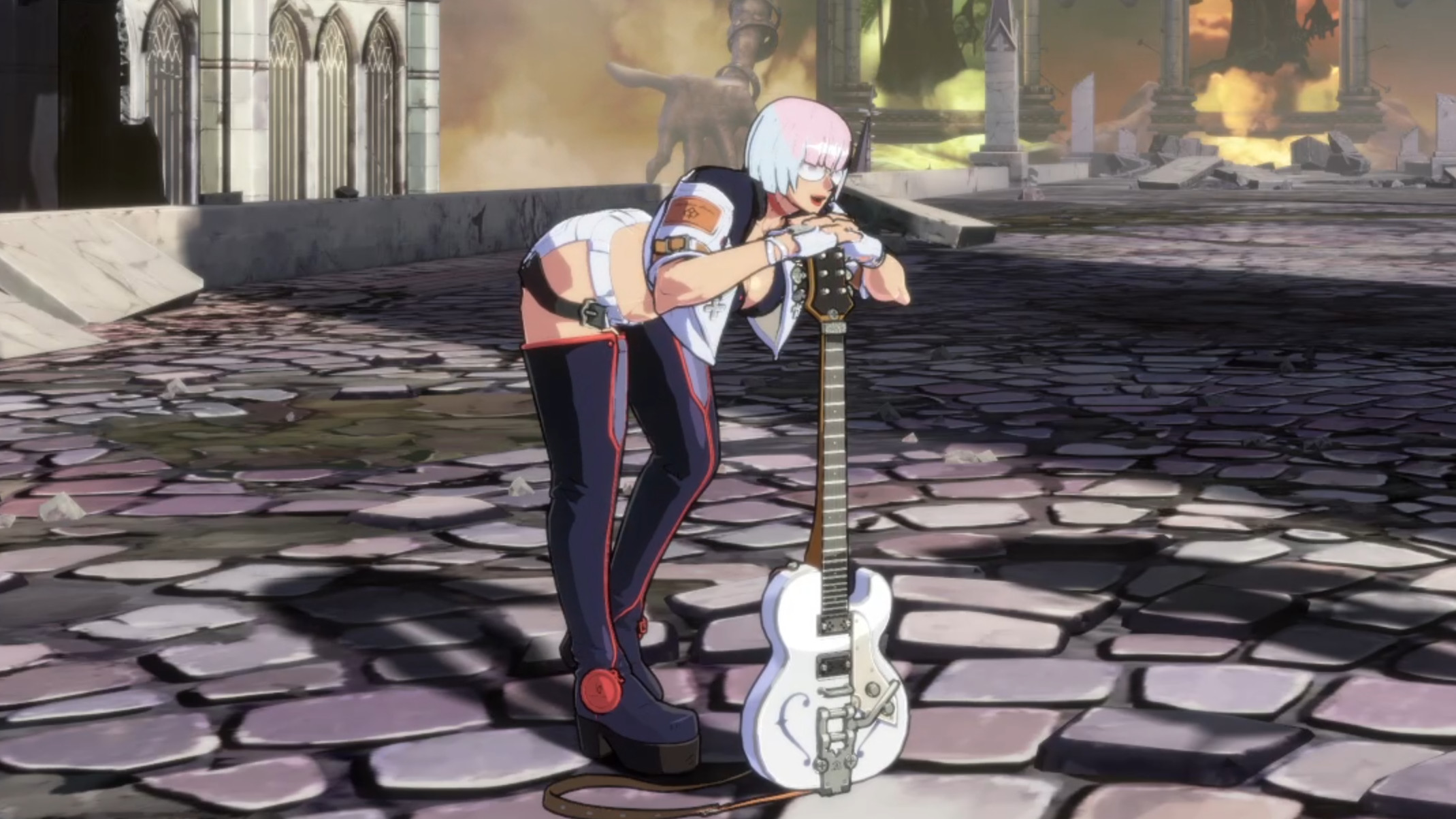 Lucy Edgerunners INo Recolor Mod for GUILTY GEAR STRIVE GGST Mods