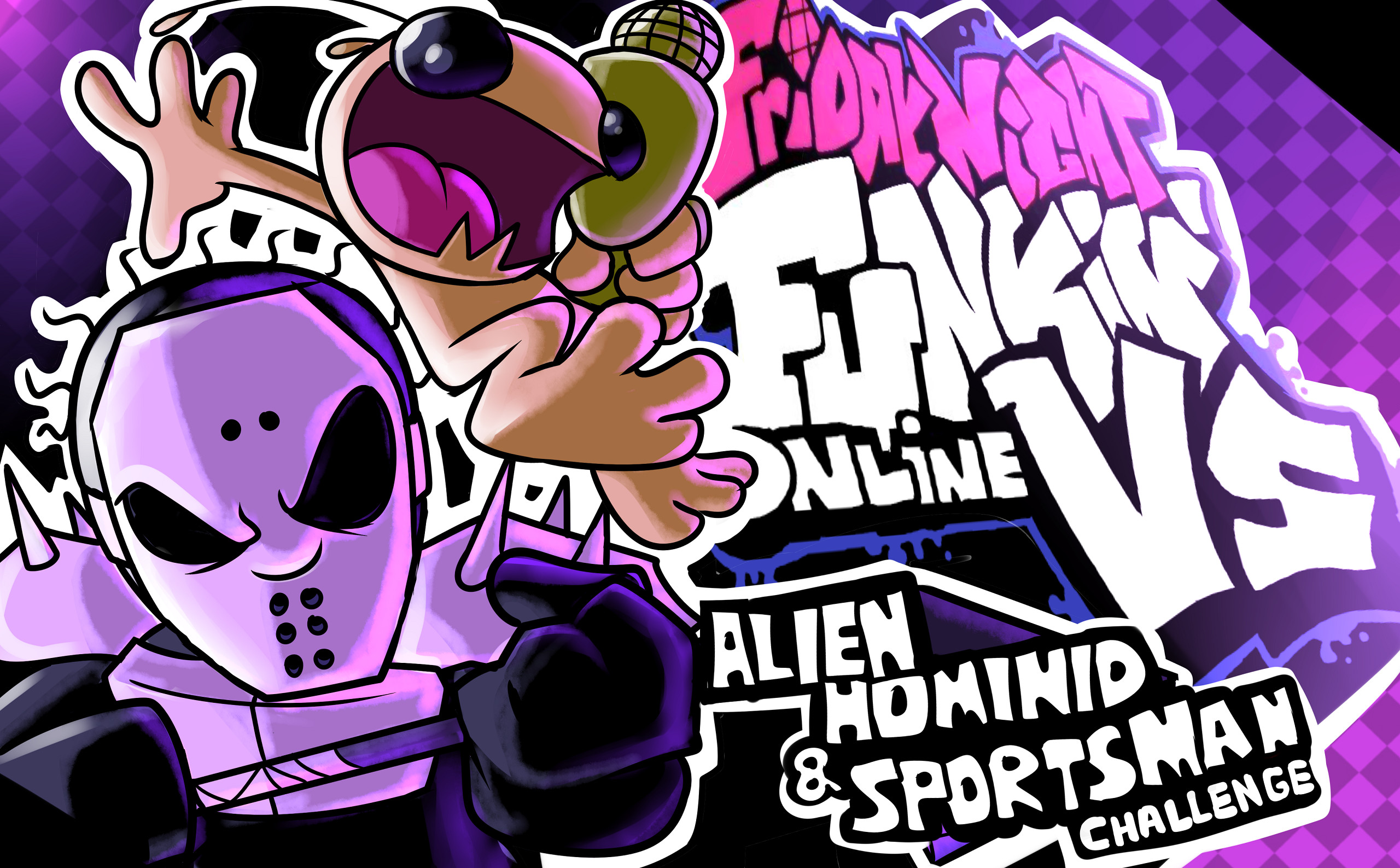 Friday Night Funkin' ONLINE VS.[SPORTMAN & ALIEN] [Friday Night Funkin']  [Mods]