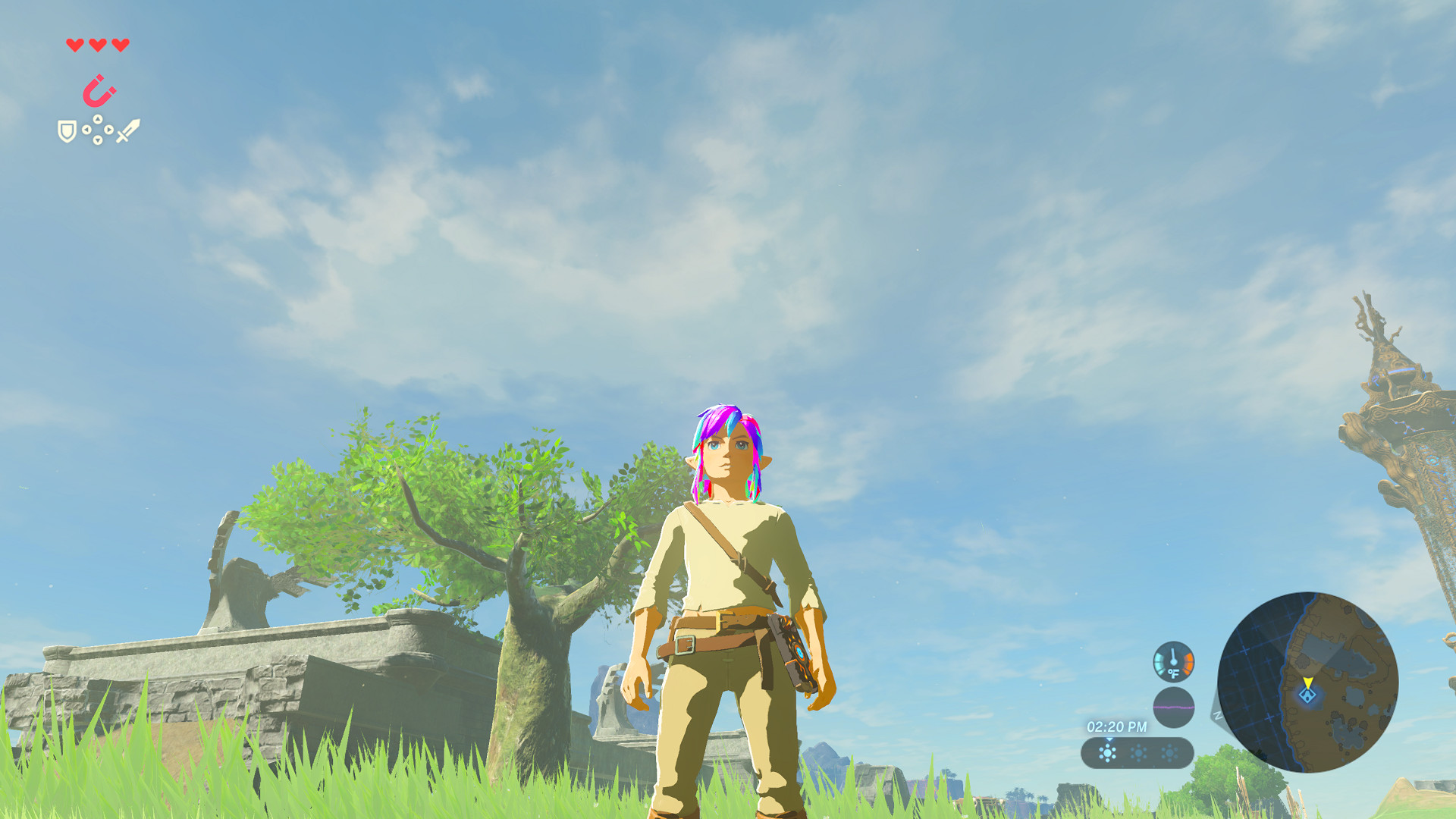 Steve Skin (Remastered for Cemu 1.14.0 or above) [The Legend of Zelda:  Breath of the Wild (WiiU)] [Mods]