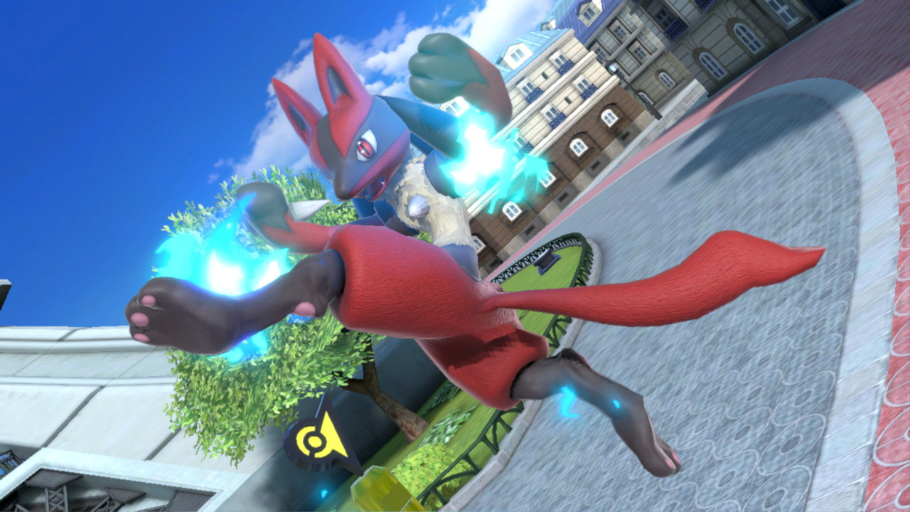 Red Lucario [Super Smash Bros. Ultimate] [Mods]