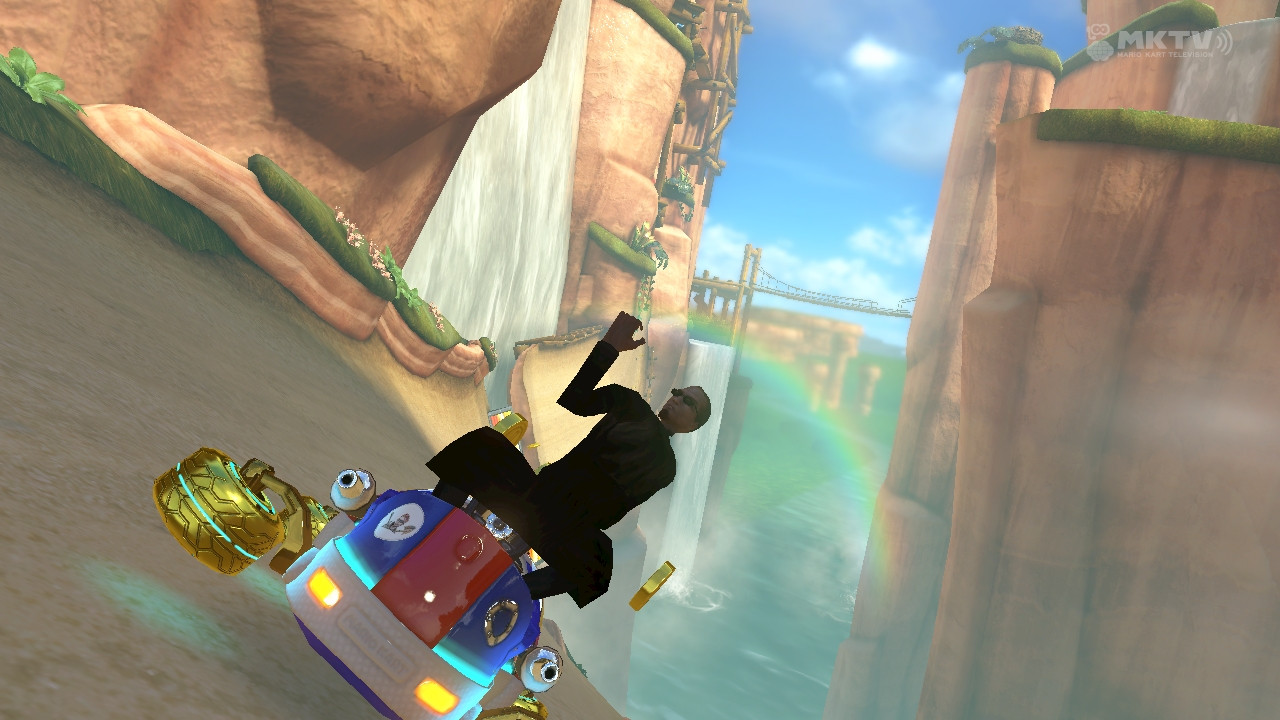 Postal Dude over Link [Mario Kart 8] [Mods]