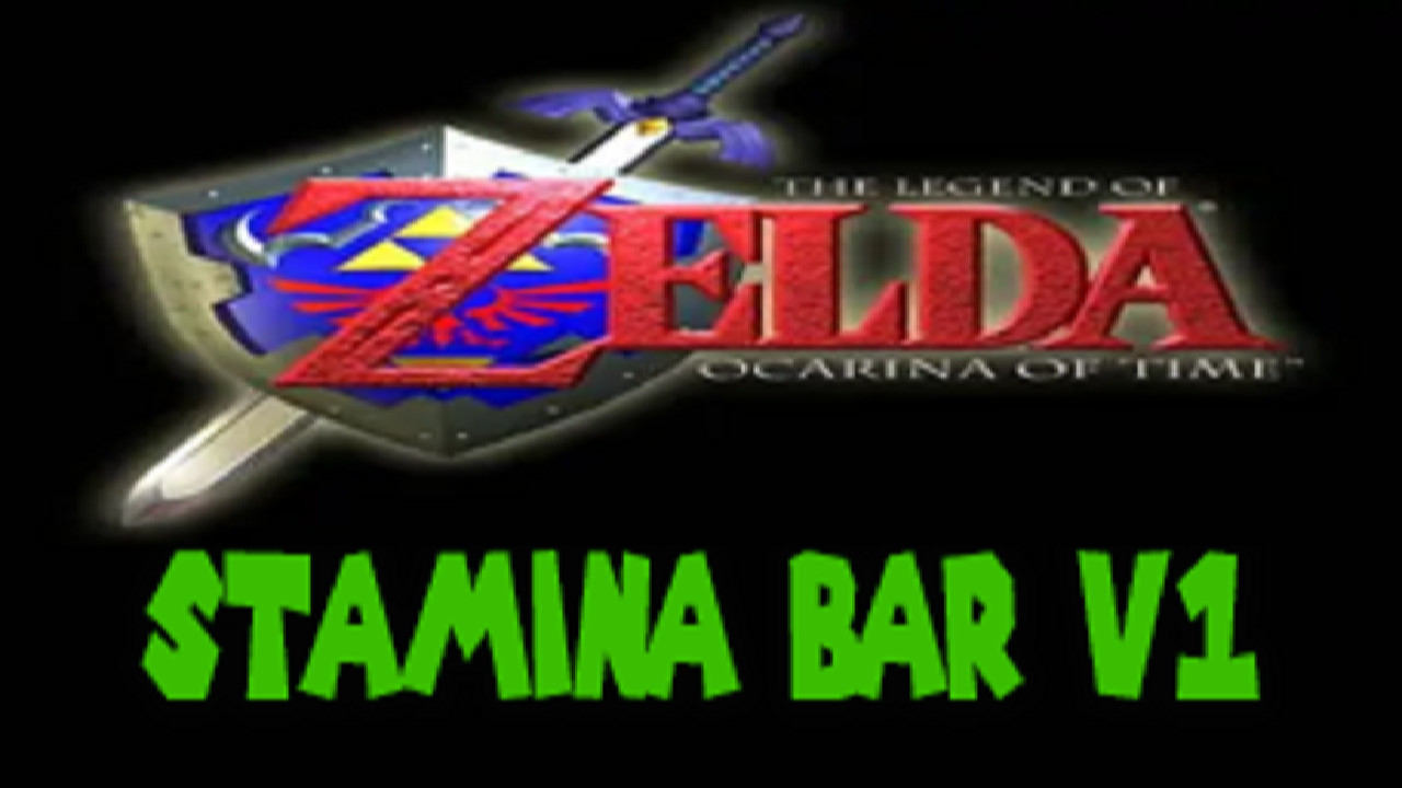 The Legend of Zelda Ocarina of Time STAMINA BAR [The Legend of Zelda