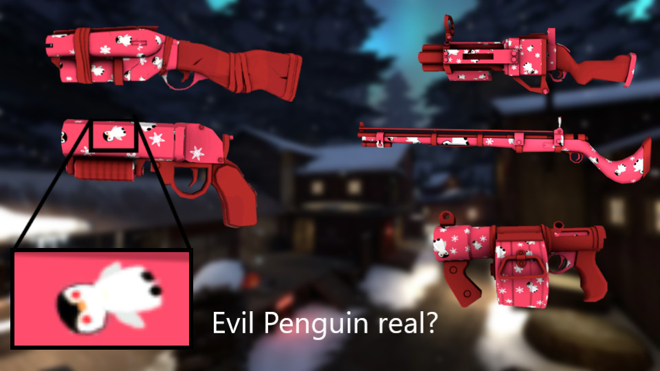 Penguin Plastered war paint.