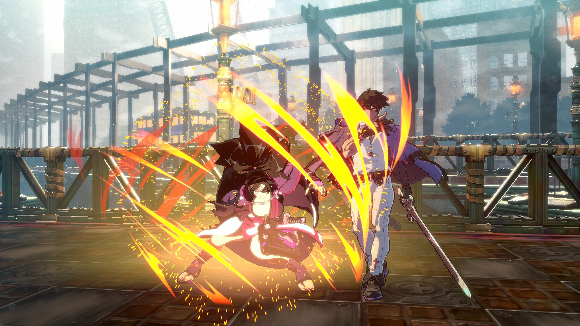 Baiken as Juri Han Slots 1-11 [GUILTY GEAR -STRIVE-] [Mods]