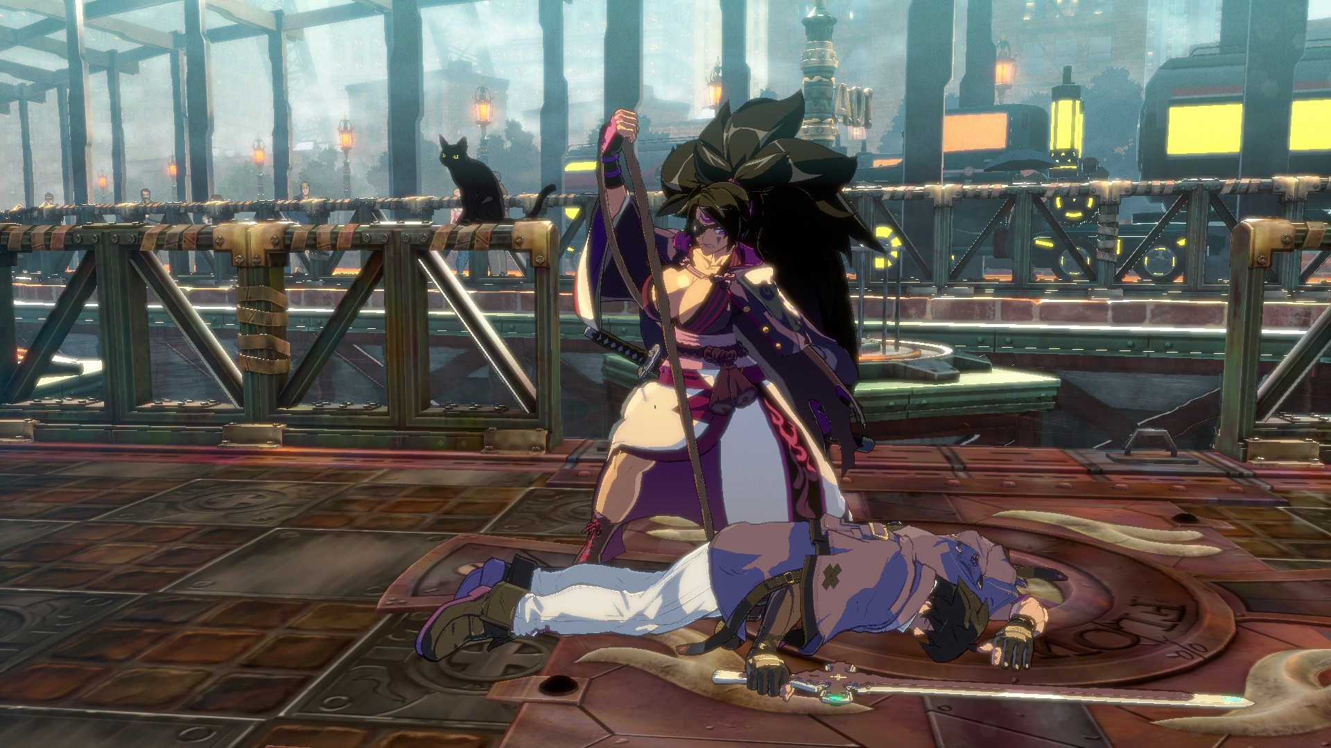 Baiken as Juri Han Slots 1-11 [GUILTY GEAR -STRIVE-] [Mods]