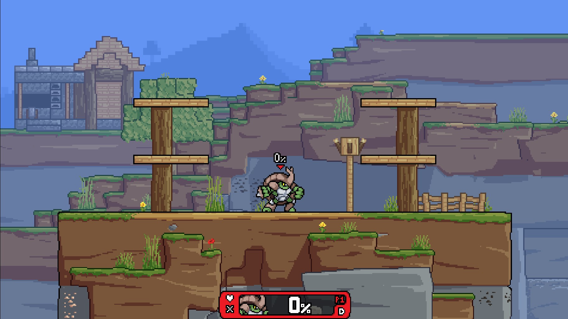 Village The Rock Wall (Skin) [Rivals of Aether] [Mods]