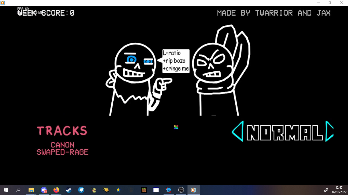Fnf Rage Mod swaped rage Mod for Friday Night Funkin' | FNF Mods