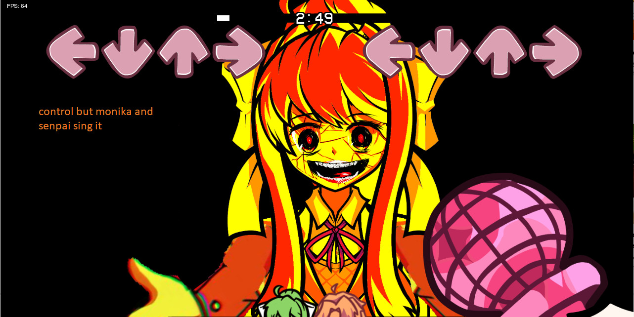 control but senpai and monika sing it