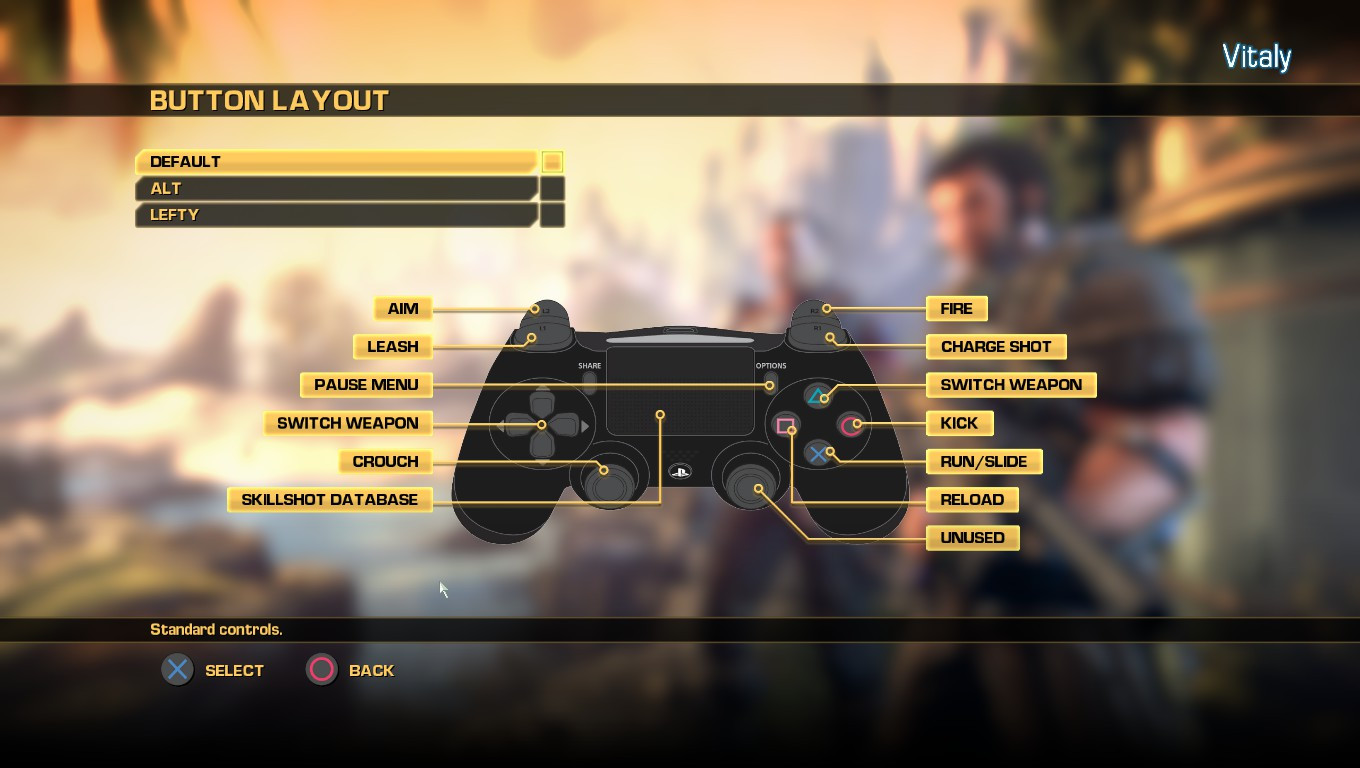 Playstation 4 button prompts [BulletStorm: Full Clip Edition] [Mods]