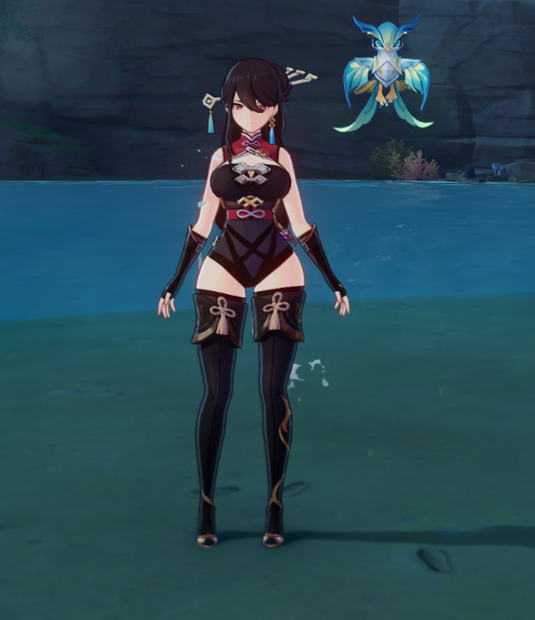 Thicc Beidou No skirt