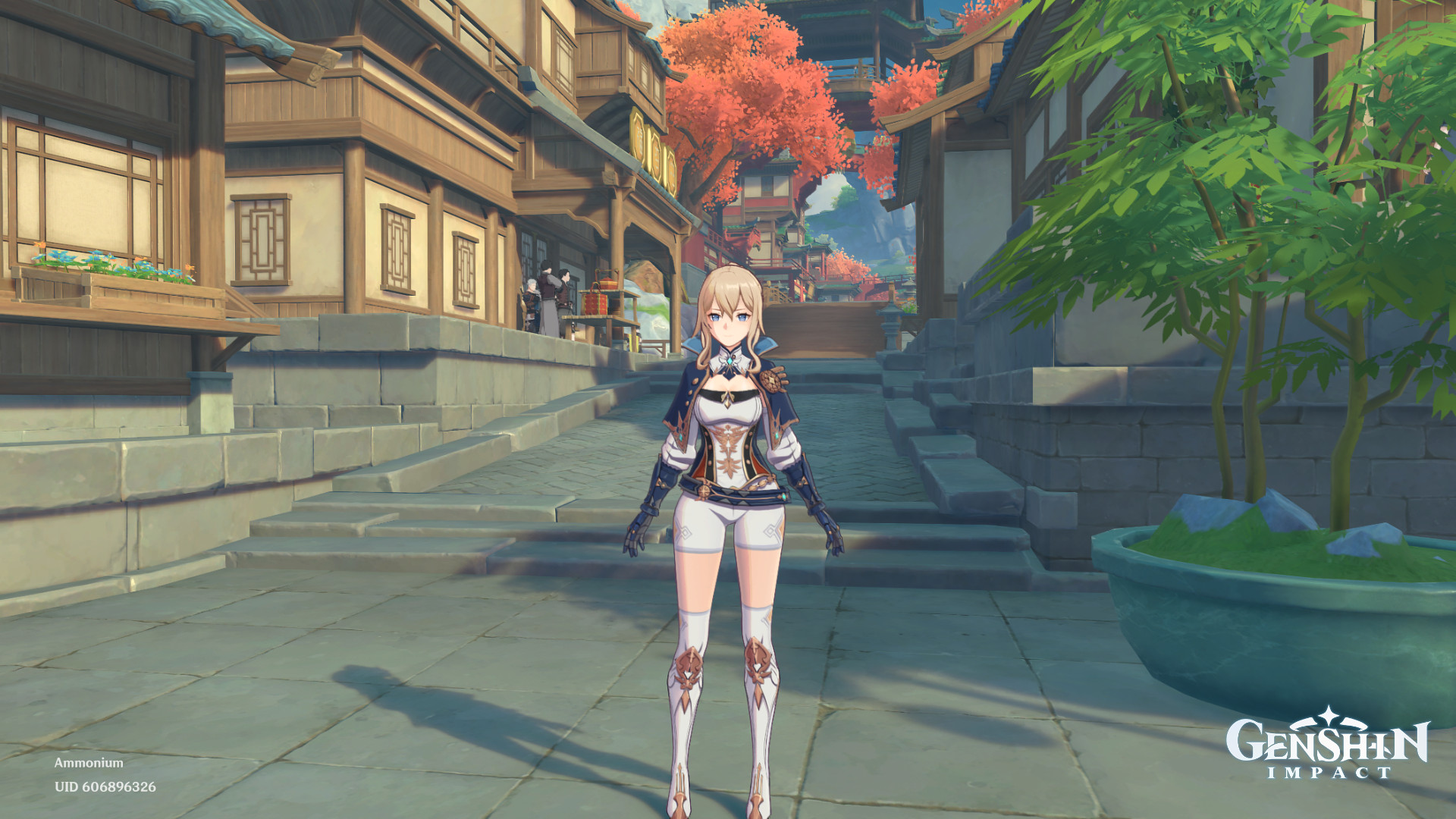 Jean Costume Alt (No cape, thigh highs) [Genshin Impact] [Mods]