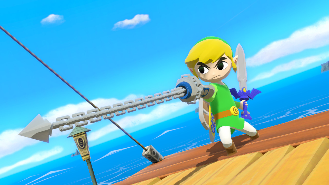 Wind Waker Art Style Toon Link Super Smash Bros Ultimate Mods