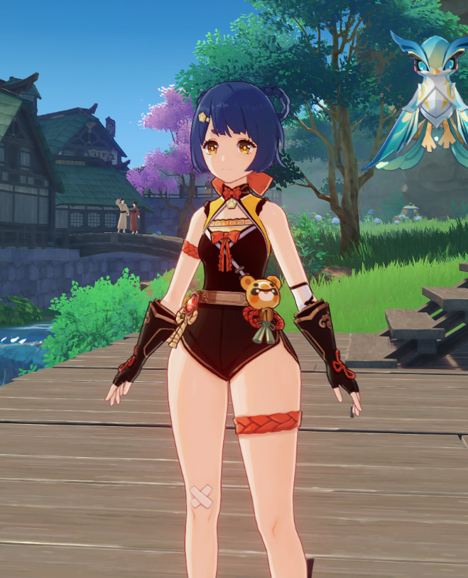 Slightly Thicc Xiangling no skirt