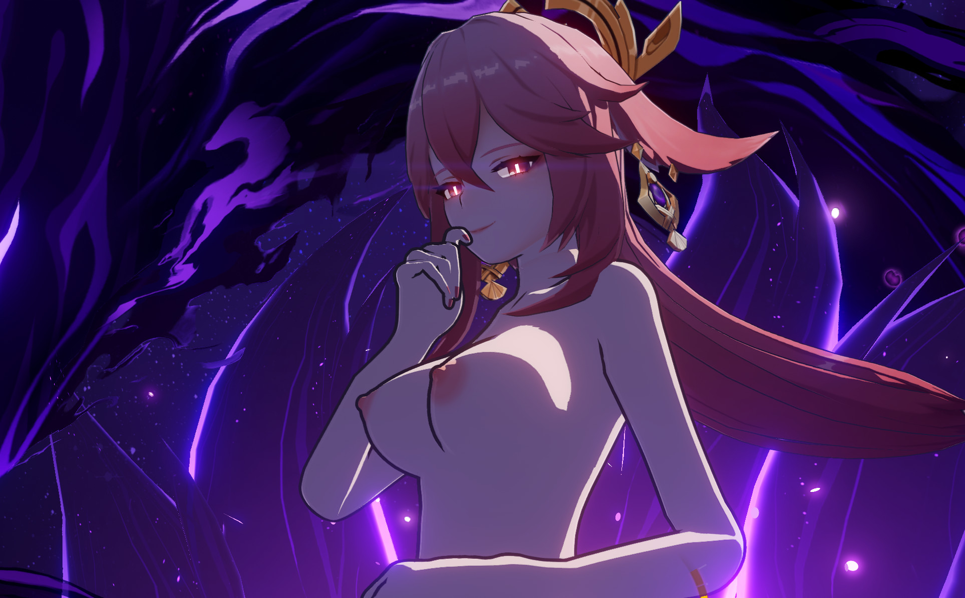 Nude Yae Miko