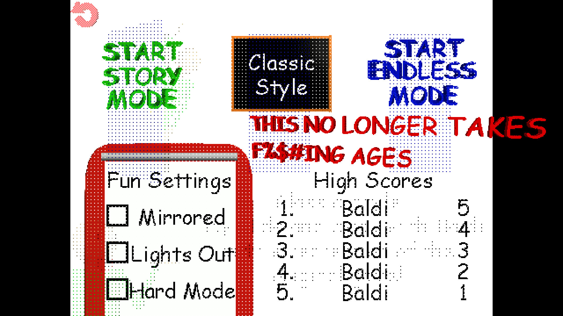 (BBCR) Speed Up The Dither Transition [Baldi's Basics] [Mods]