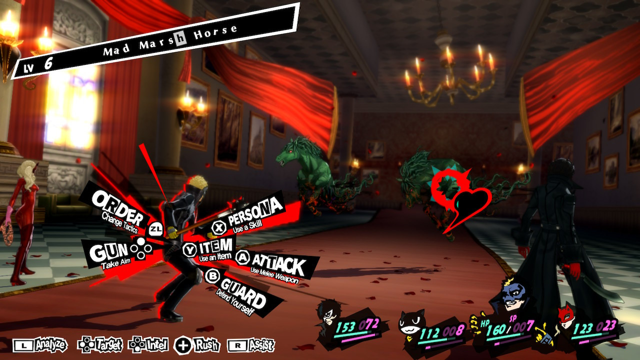 Epic Partypanel In Color Switch Version [Persona 5 Royal (Switch)] [Mods]