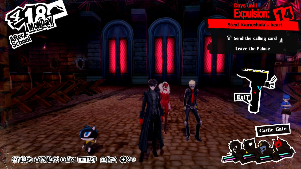Epic Partypanel In Color Switch Version [Persona 5 Royal (Switch)] [Mods]