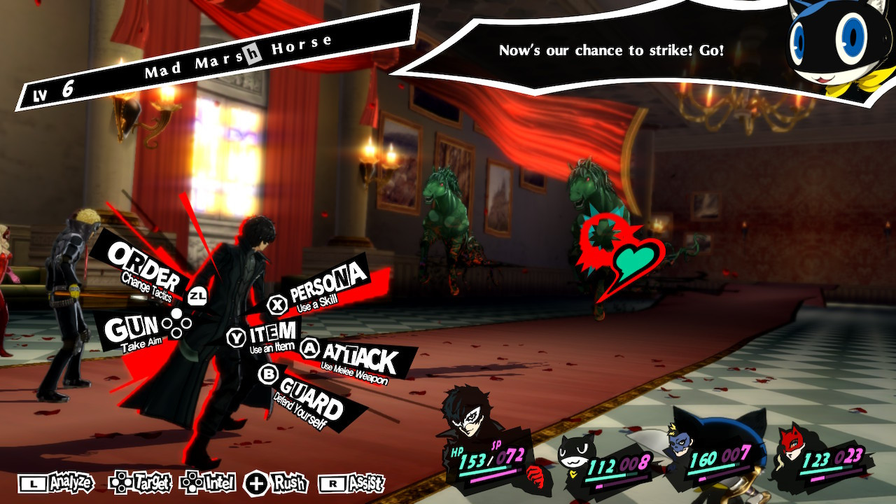 Epic Partypanel In Color Switch Version [Persona 5 Royal (Switch)] [Mods]