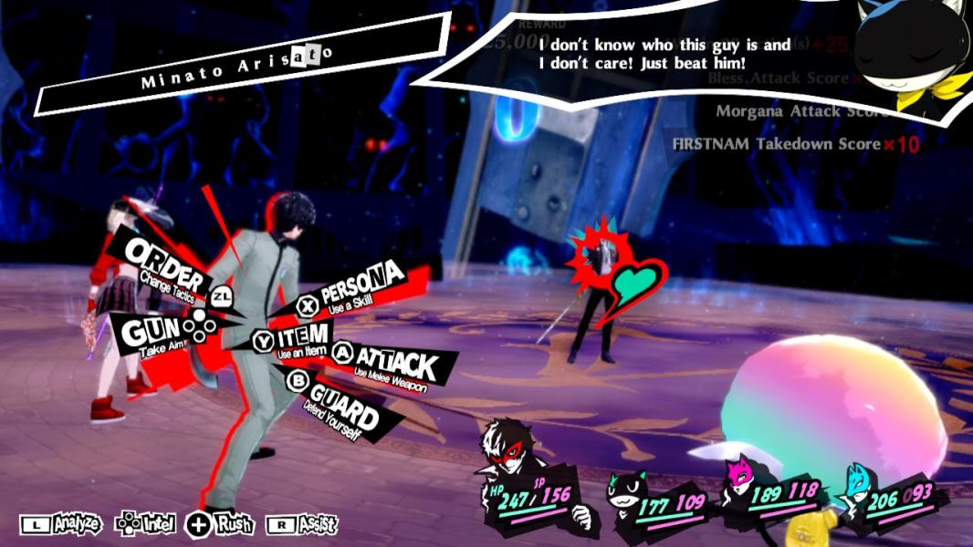 Canon Protag Battle Names [Persona 5 Royal (Switch)] [Mods]