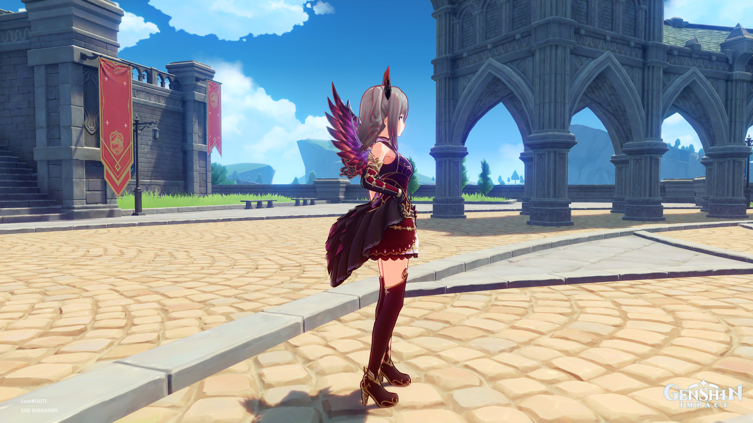 Kanzaki Ranko/Fischl Fallen Angel Outfit [Genshin Impact] [Mods]