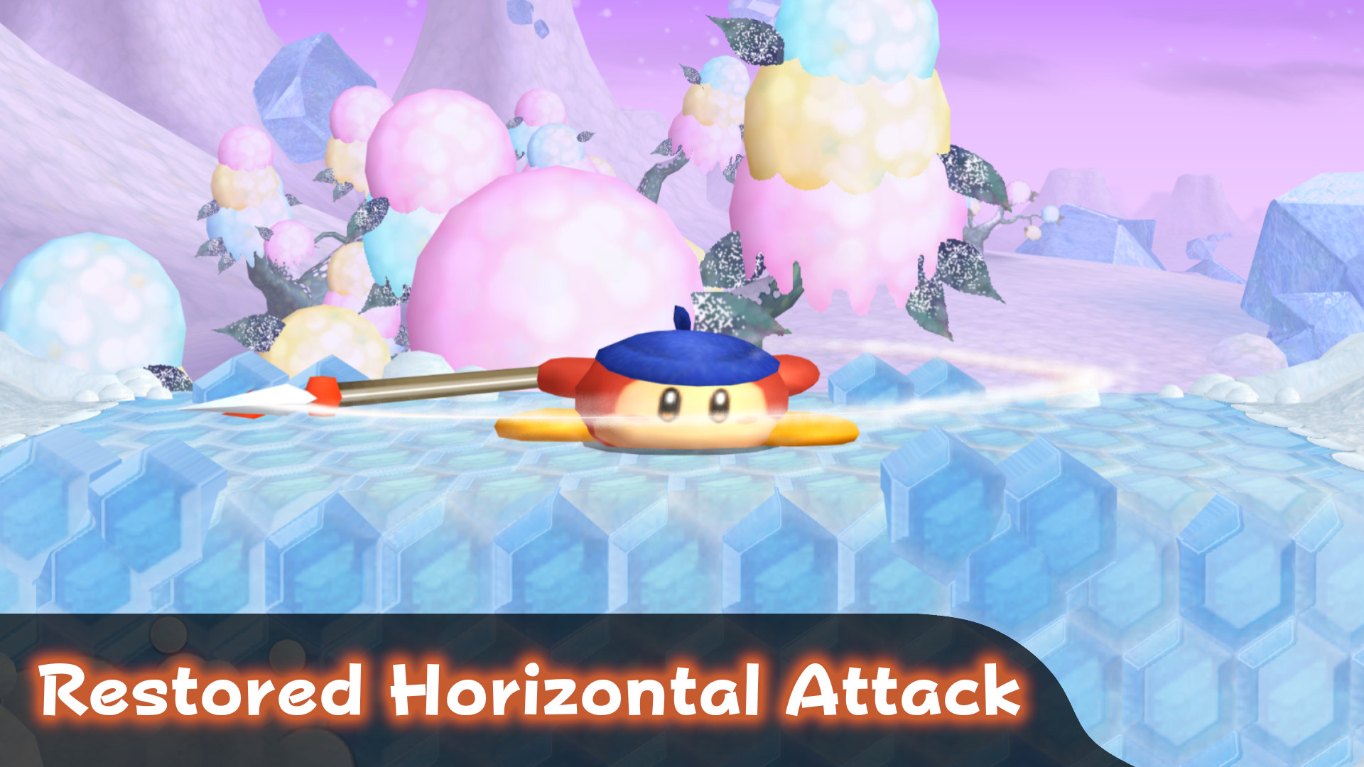 Restored Horizontal Attack [Kirby's Return to Dream Land] [Mods]