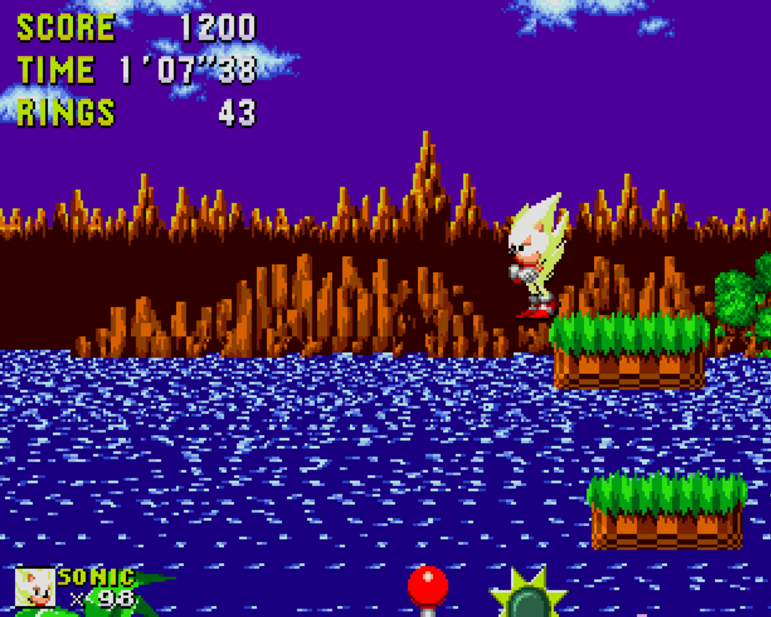 An Amazing Sonic Sprites in Sonic 1 ~ 4L1N's Sonic ~ Sonic Forever mods ~  Gameplay 