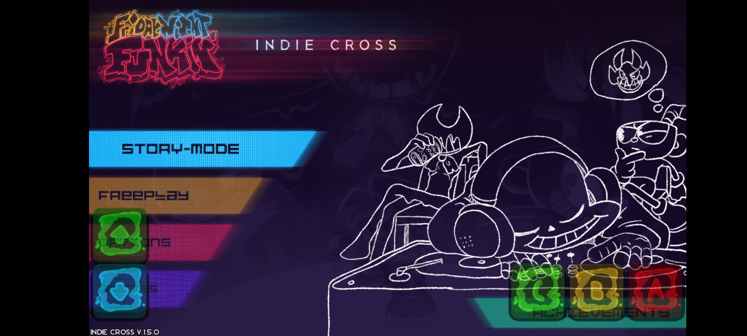 Download FNF Indie Cross Full V1 MOD APK v1.2 for Android