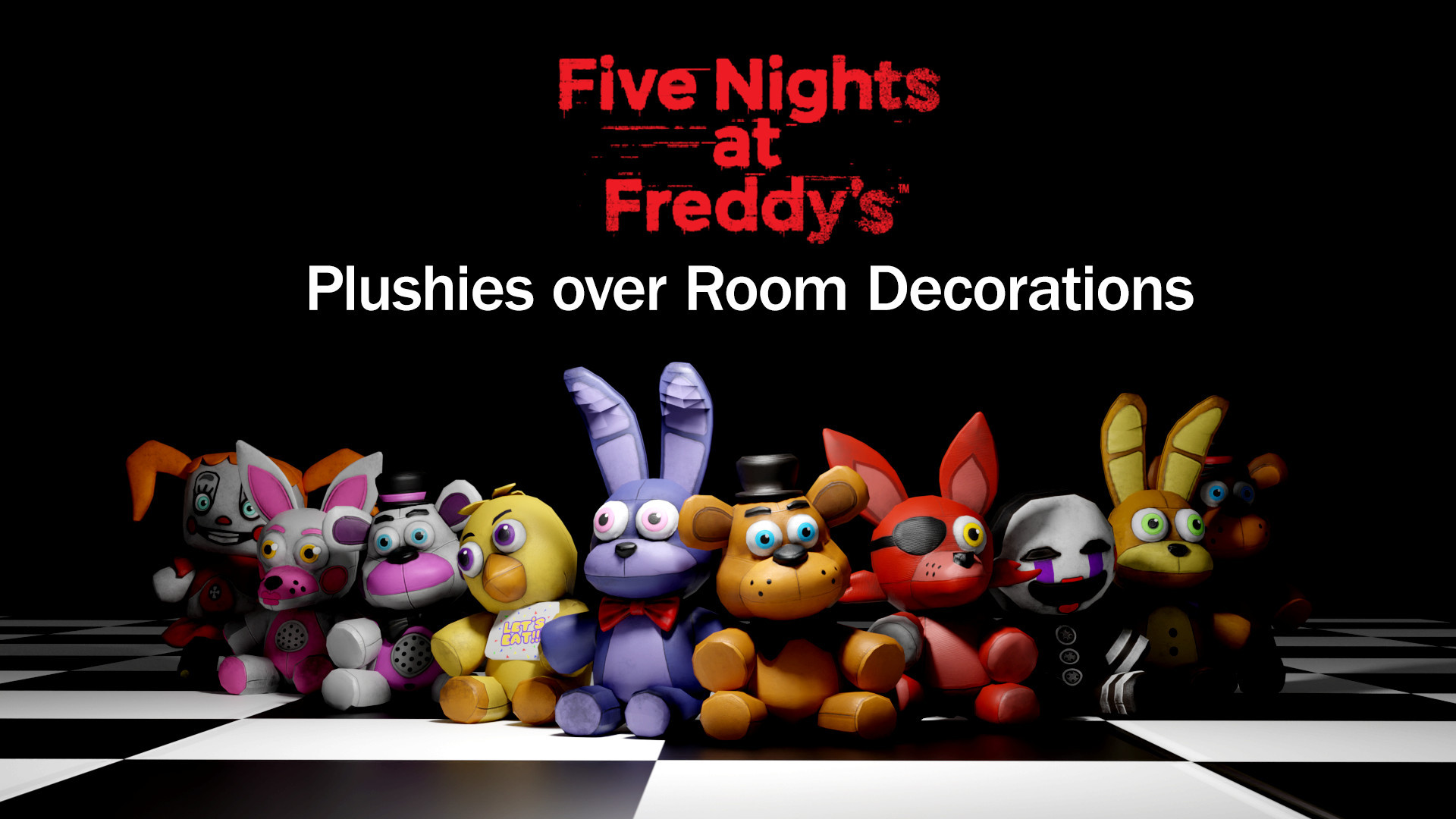 FNAF Plushies over Room Decorations [Switch] [Persona 5 Royal (Switch