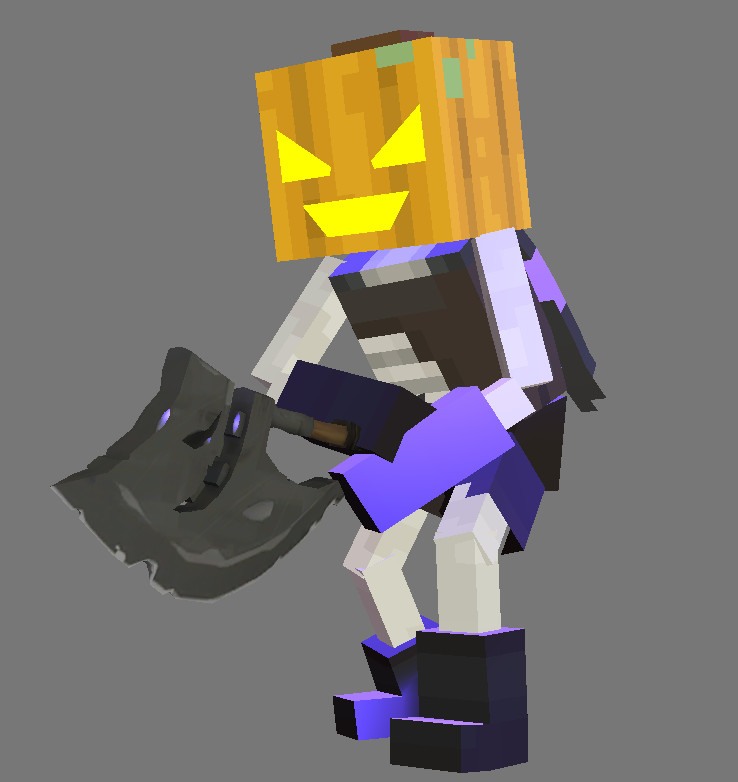 Minecraft-Styled Horsemann