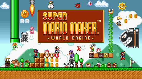SMB1 SMAS Style for SMM: WE [Super Mario Maker World Engine] [Mods]