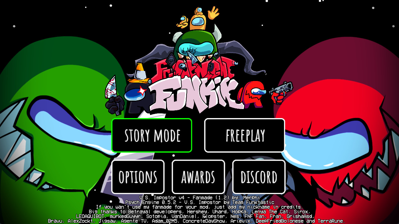 Friday Night Funkin V.s Impostor Among Us V3 Apk Mod Android 