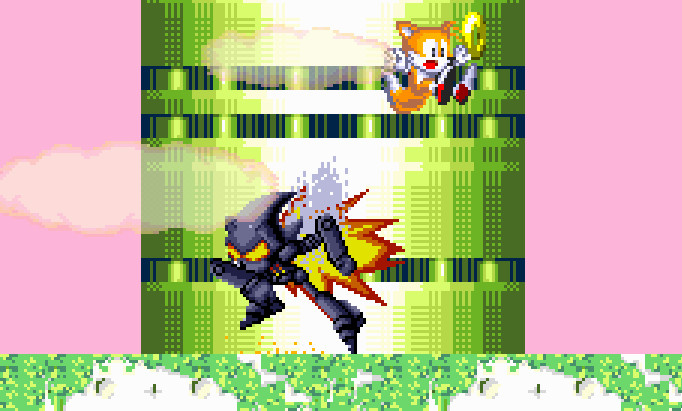 FURNACE VS MECHA SONIC(Sprite Animation) 