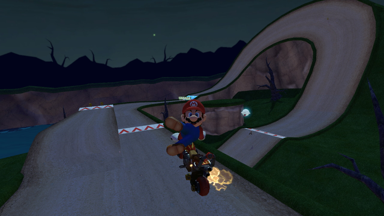 RMX Ghost Valley 1 Mod for Mario Kart 8 | MK8 Mods