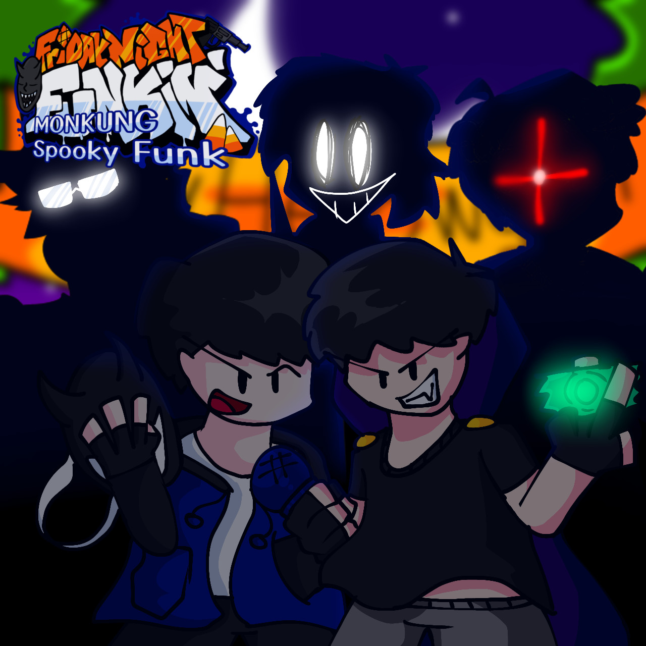 FNF MONKUNG Spooky Funk