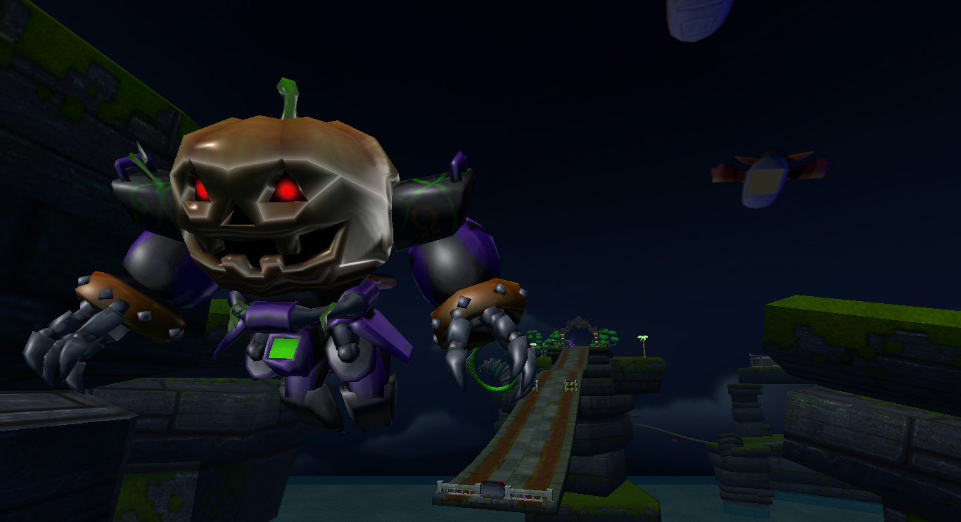 Jack-O-Mega and Reaper Metal Sonic [Sonic World DX] [Mods]