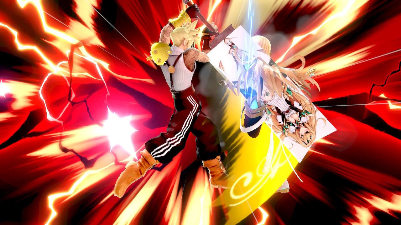 Mythra body pillow replaces buster sword [Super Smash Bros. Ultimate