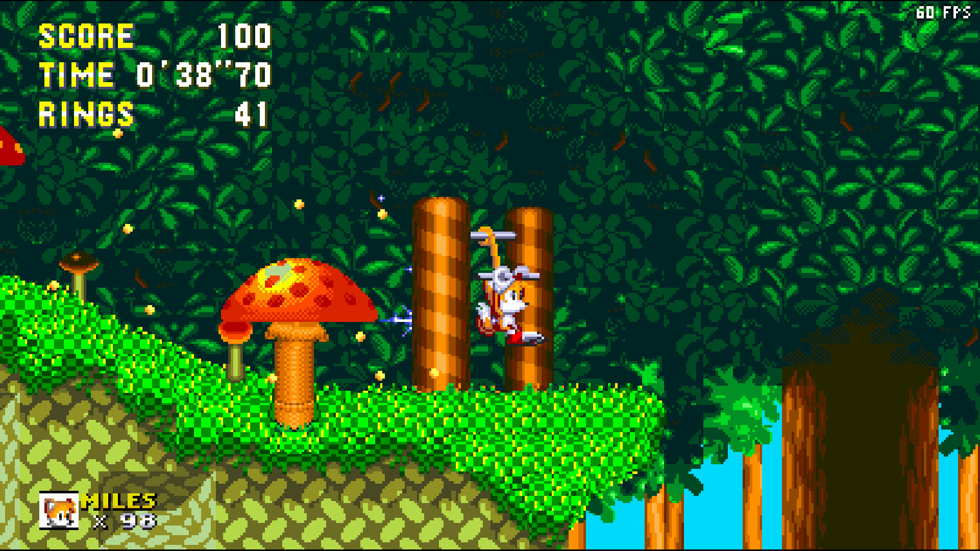 Sonic 3 & Knuckles #21 (Tails) Mushroom Hill - Super Tails