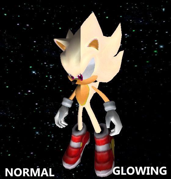 Glowing Hyper Sonic [Sonic Adventure 2] [Mods]