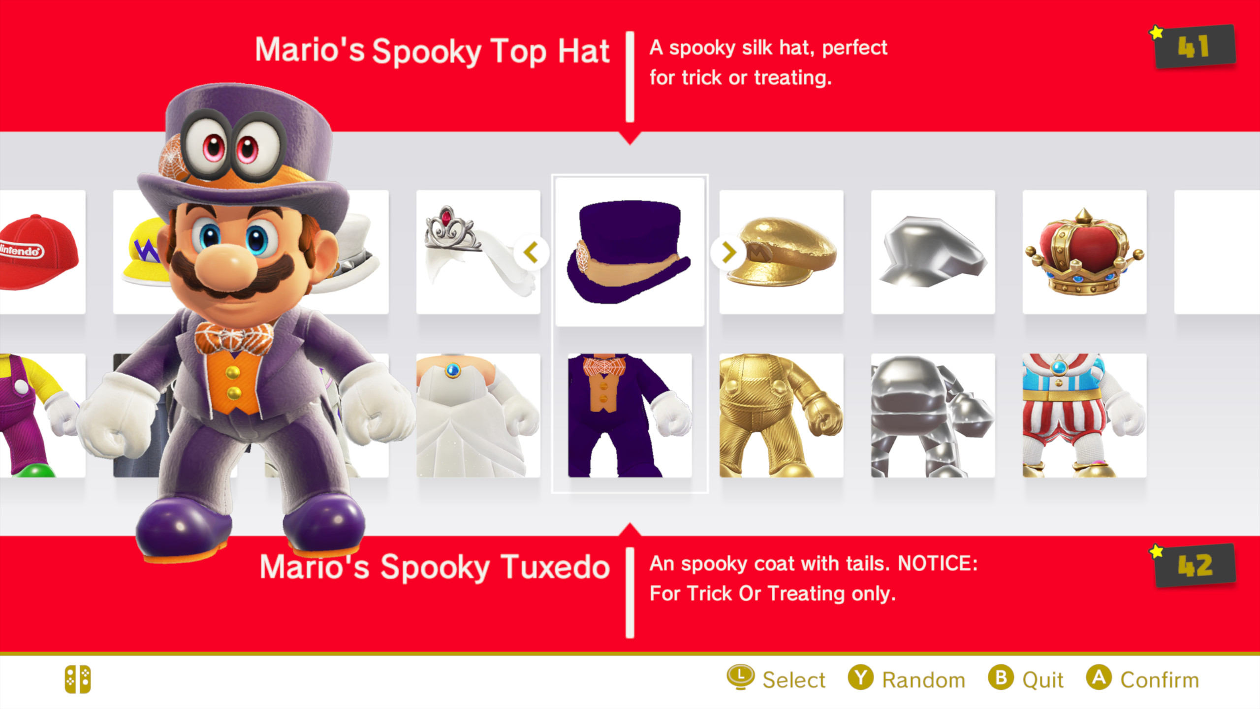 Spooky Mario Tuxedo [Super Mario Odyssey] [Mods]